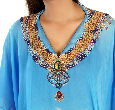Silk Beach party kaftan dress plus size sequin kaftan silk full length kaftan for shorties Silk kaftan