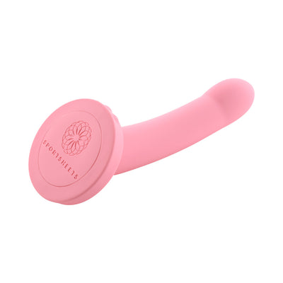 Sportsheets Merge Collection Daze Rechargeable 7 in. Silicone Vibrating Dildo- Pink