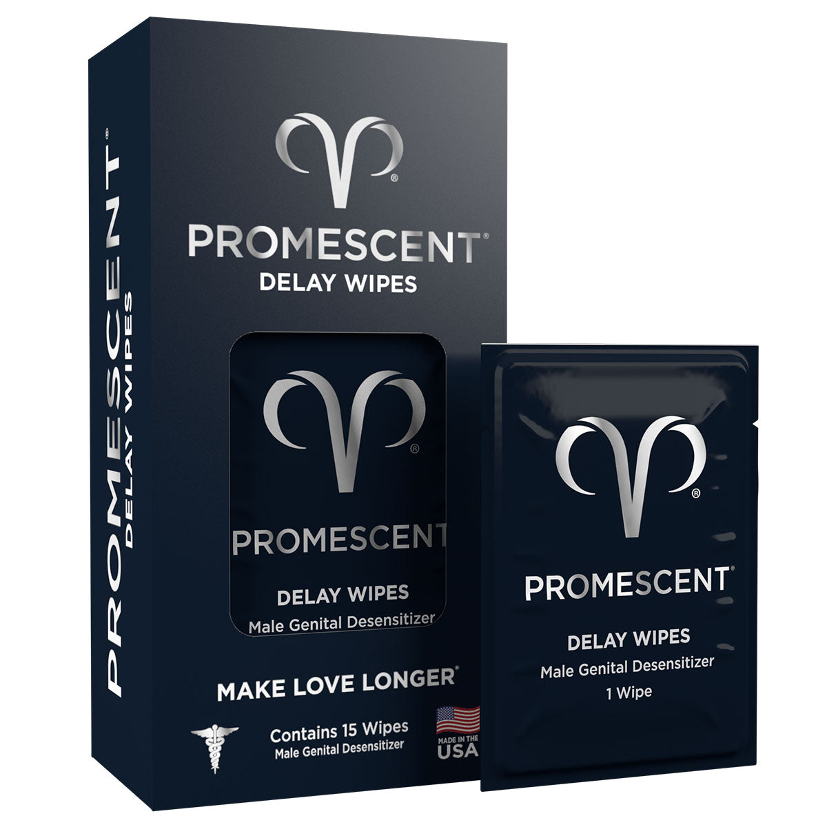 Promescent Delay Wipes 15ct