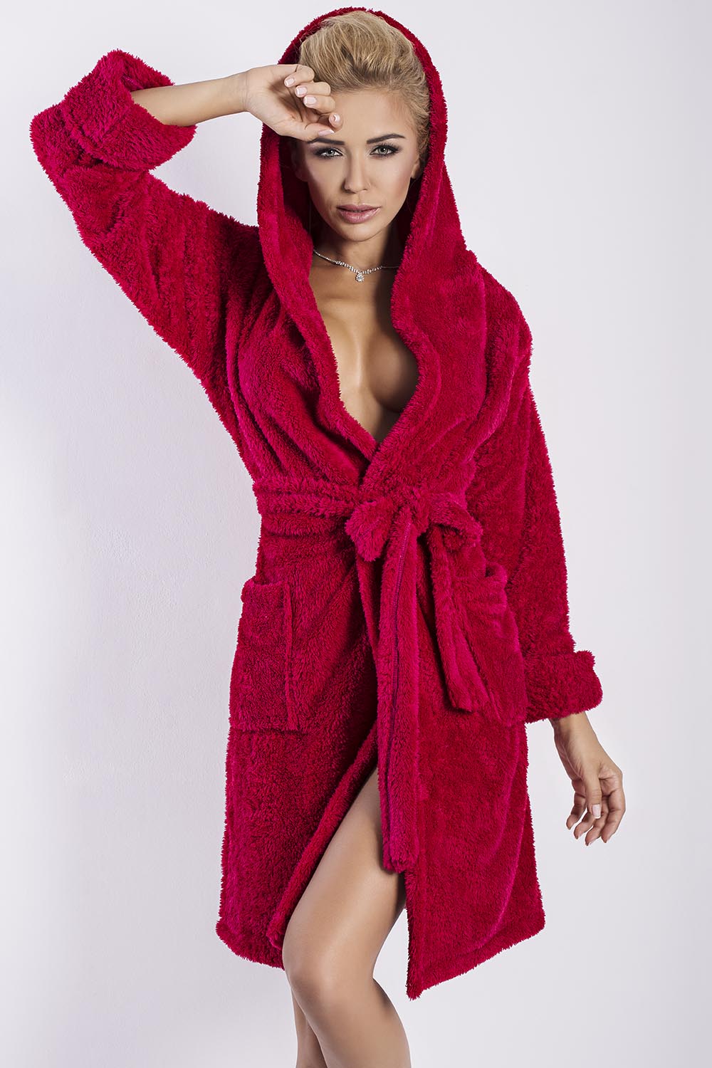 Short bathrobe model 119933 DKaren
