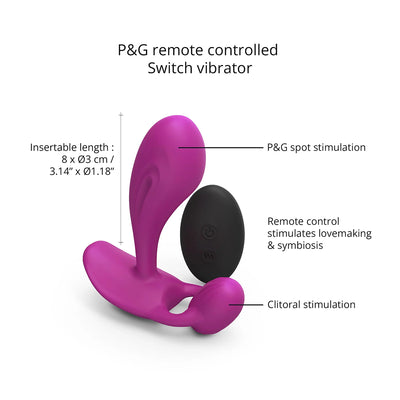 Love to Love Witty G & P-Spot Vibrator - Sweet Orchid