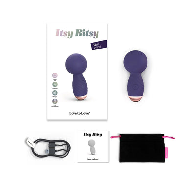 Love to Love Itsy Bitsy Baby Wand - Midnight Indigo