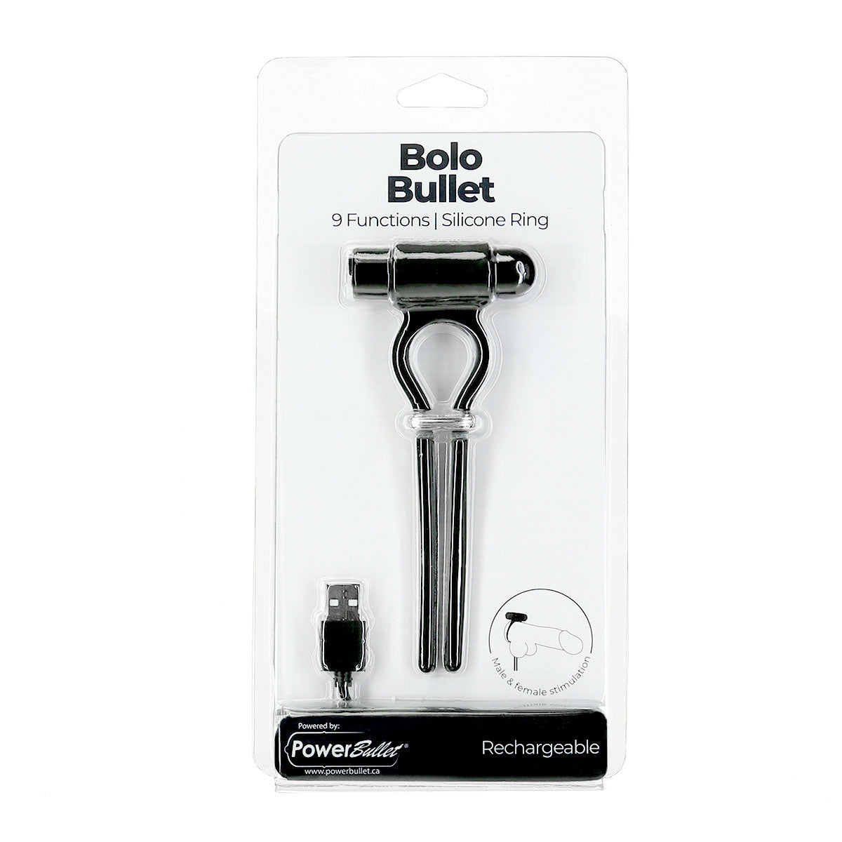 Bolo Bullet Vibrating Adjustable C-Ring