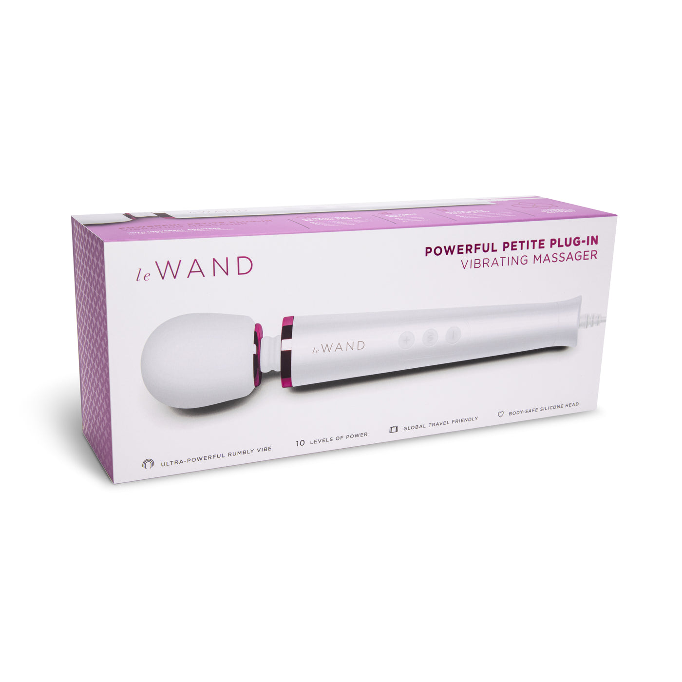 Le Wand Powerful Petite Plug-In- White