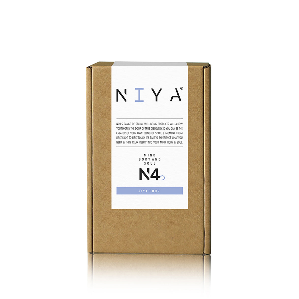 NIYA 4 Palm Held Massager - Cornflower (Rebranded Packaging)