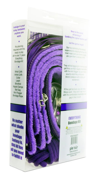 Everything Bondage 12pc Kit - Purple