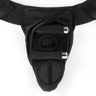 SpareParts Deuce Cover Undwr Harness Black (Double Strap) Size A Nylon