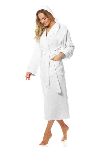 Long bathrobe model 152619 L&L collection