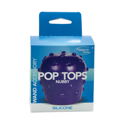 Pop Top Wand Attachment Nubby Purple