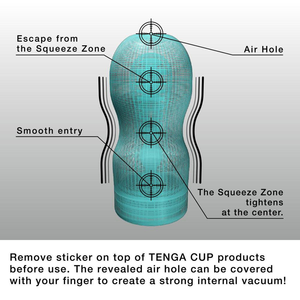 TENGA Original Vacuum Cup - Cool