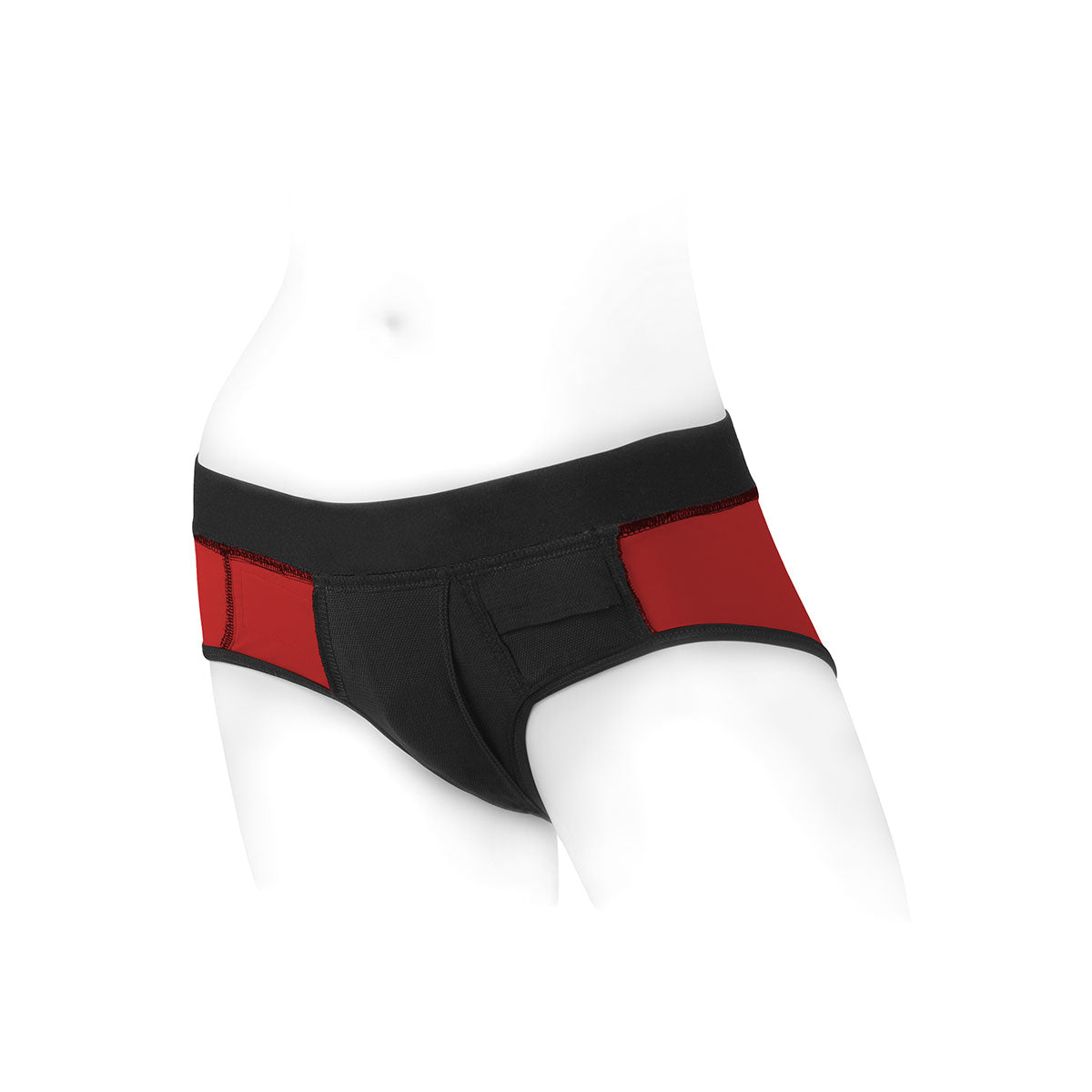 SpareParts Tomboi Harness Red/Black Nylon - 2X