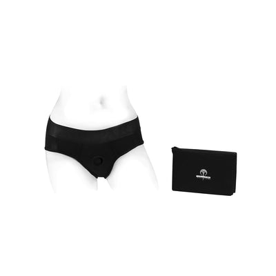 SpareParts Tomboi Harness Black/Black Rayon - XS SpareParts HardWear