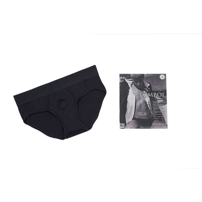 SpareParts Tomboi Harness Black/Black Rayon - XS SpareParts HardWear