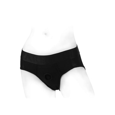 SpareParts Tomboi Harness Black/Black Rayon - XS SpareParts HardWear