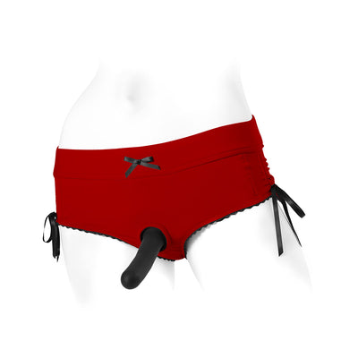 SpareParts Sasha Harness Red/Black Nylon - XL