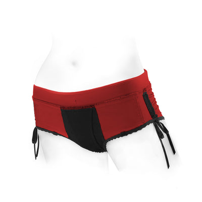 SpareParts Sasha Harness Red/Black Nylon - XL