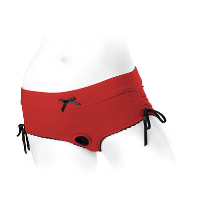 SpareParts Sasha Harness Red/Black Nylon - XL