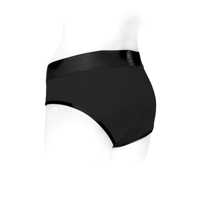 SpareParts Tomboi Harness Black/Black Nylon - 4X
