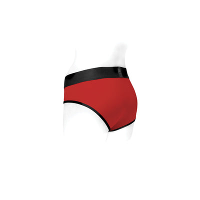 SpareParts Tomboi Harness Red/Black Nylon - XXS