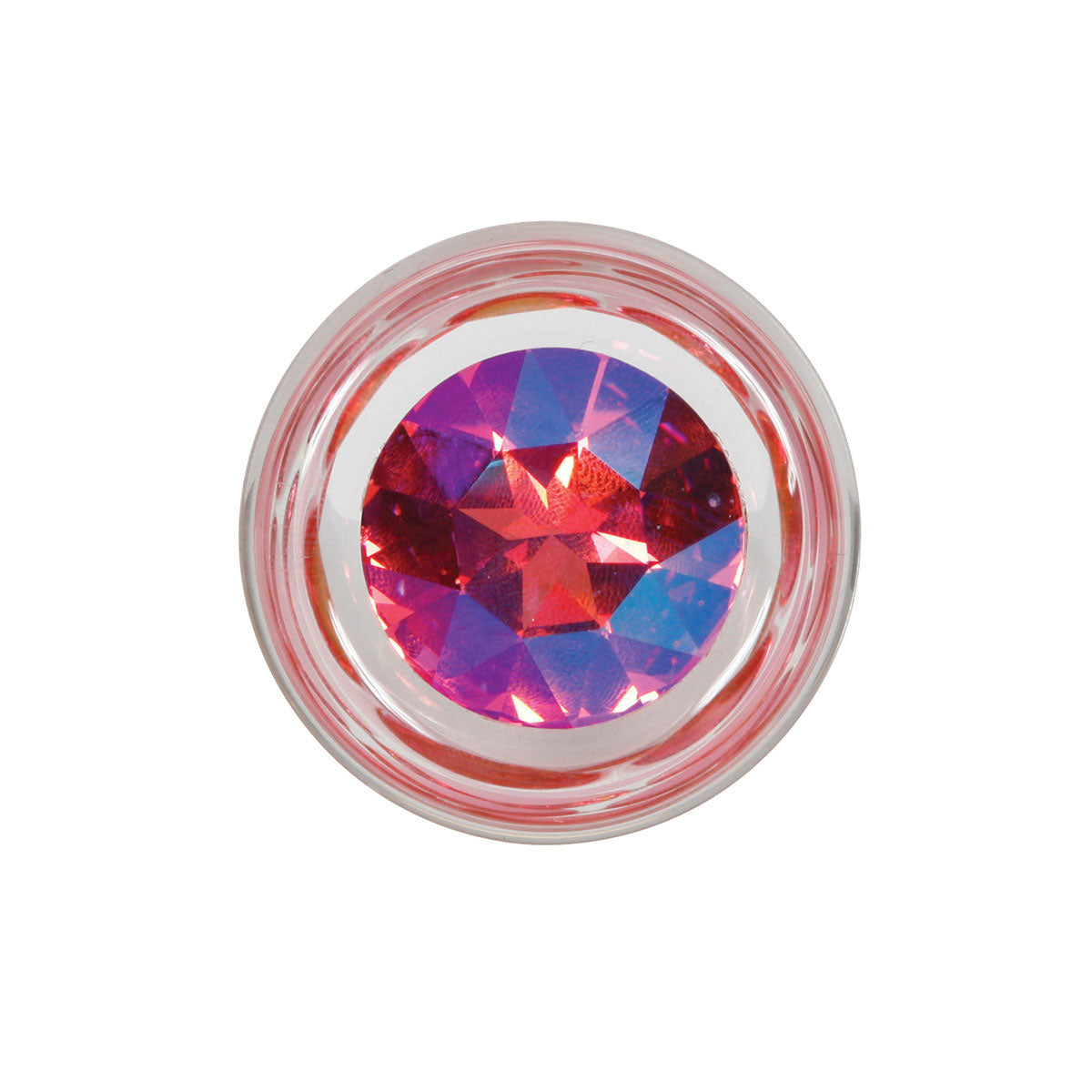 Crystal Delights Pineapple Delight Plug w/ Pink Crystal Crystal Delights