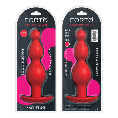 FORTO F-52 Cone Beads Red