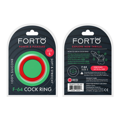 FORTO F-64 C-Ring Small - Red