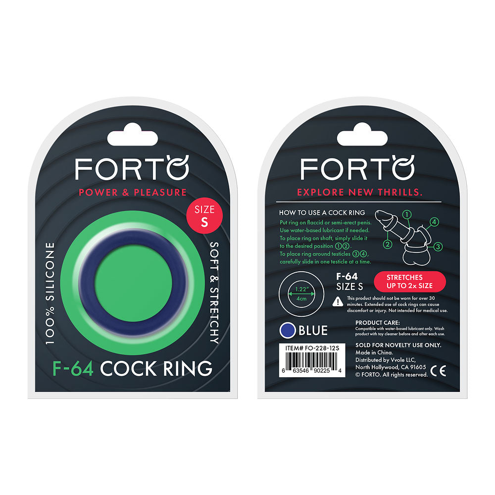 FORTO F-64 C-Ring Small - Blue
