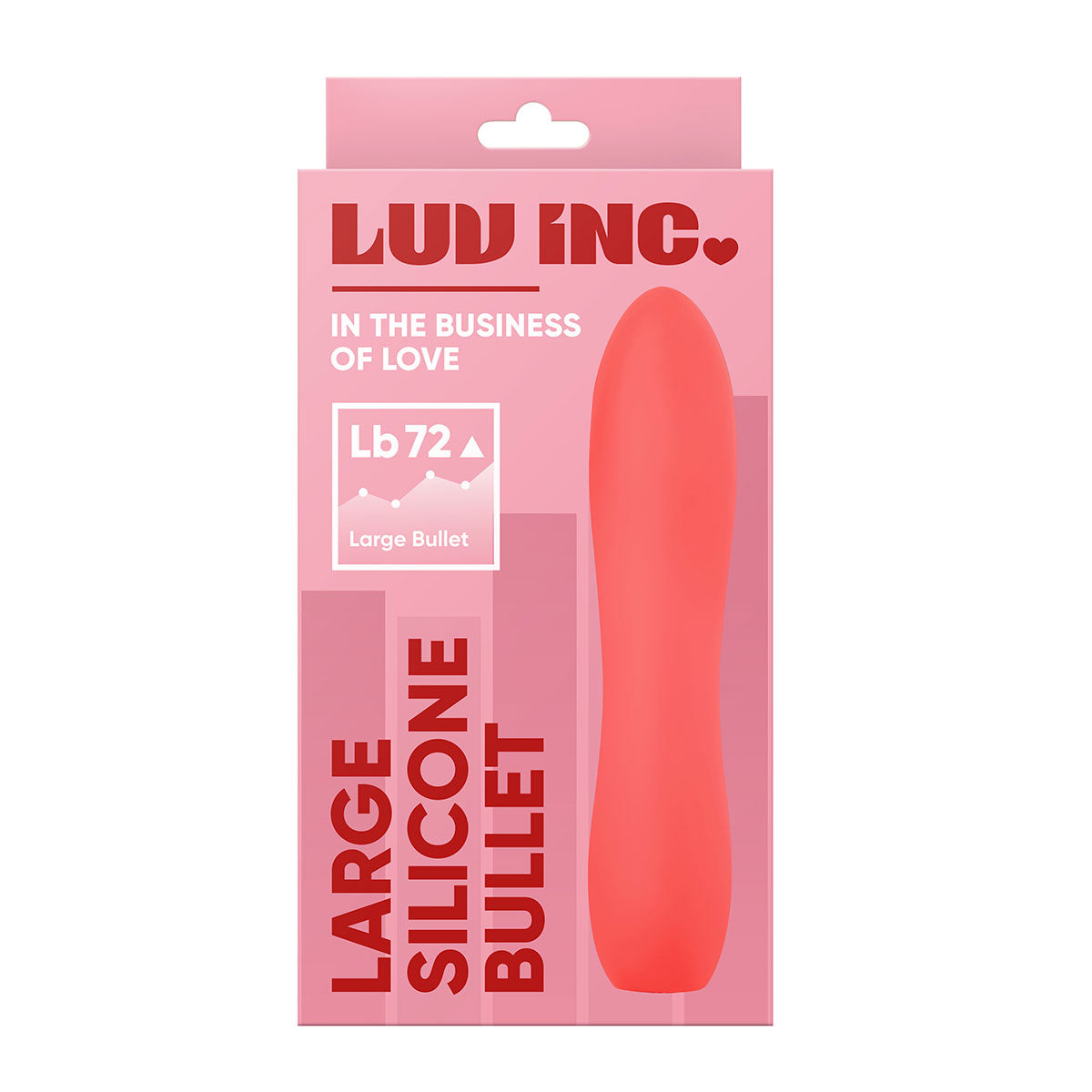Luv Inc Large Silicone Bullet - Coral