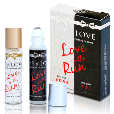 Eye of Love - Love on the Run Couples Kit 5ml Each - Seduce (F to M) / Rebel (M to F)