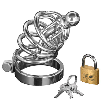 Asylum Locking Chastity Cage M/L XR Brand