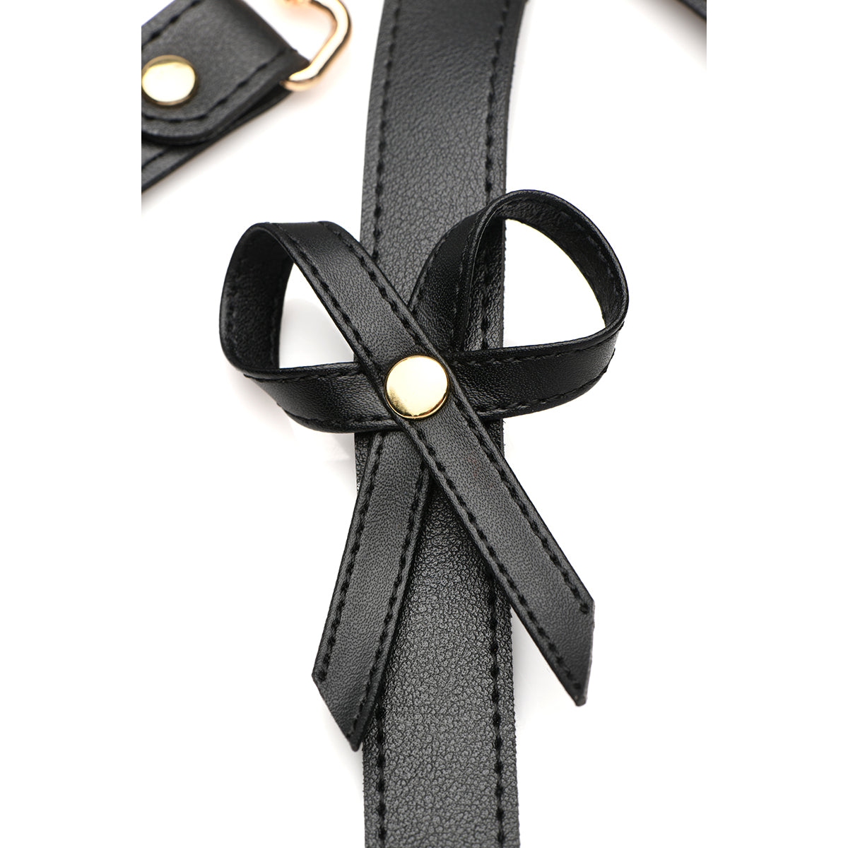 Bondage Harness with Bows XL/2XL - Black