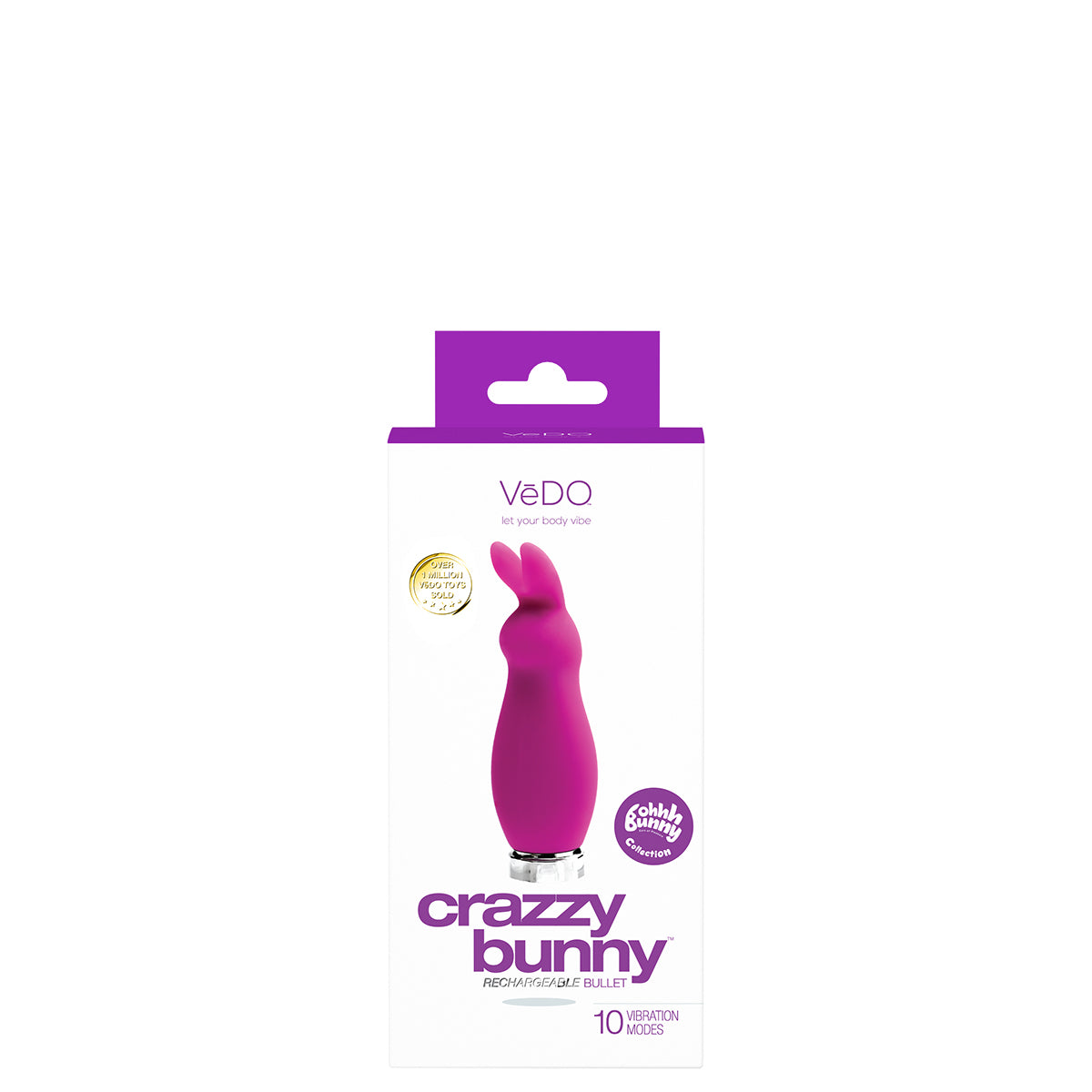 VeDO Crazzy Bunny Bullet - Purple
