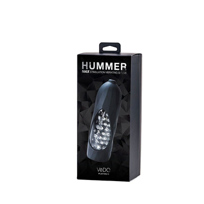 VeDO Hummer 2.0 Vibrating Sleeve - Black Pearl
