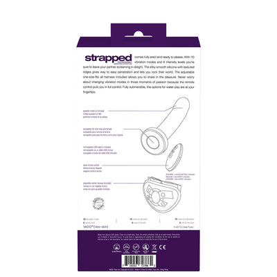VeDO Strapped Vibrating Strap-On - Purple