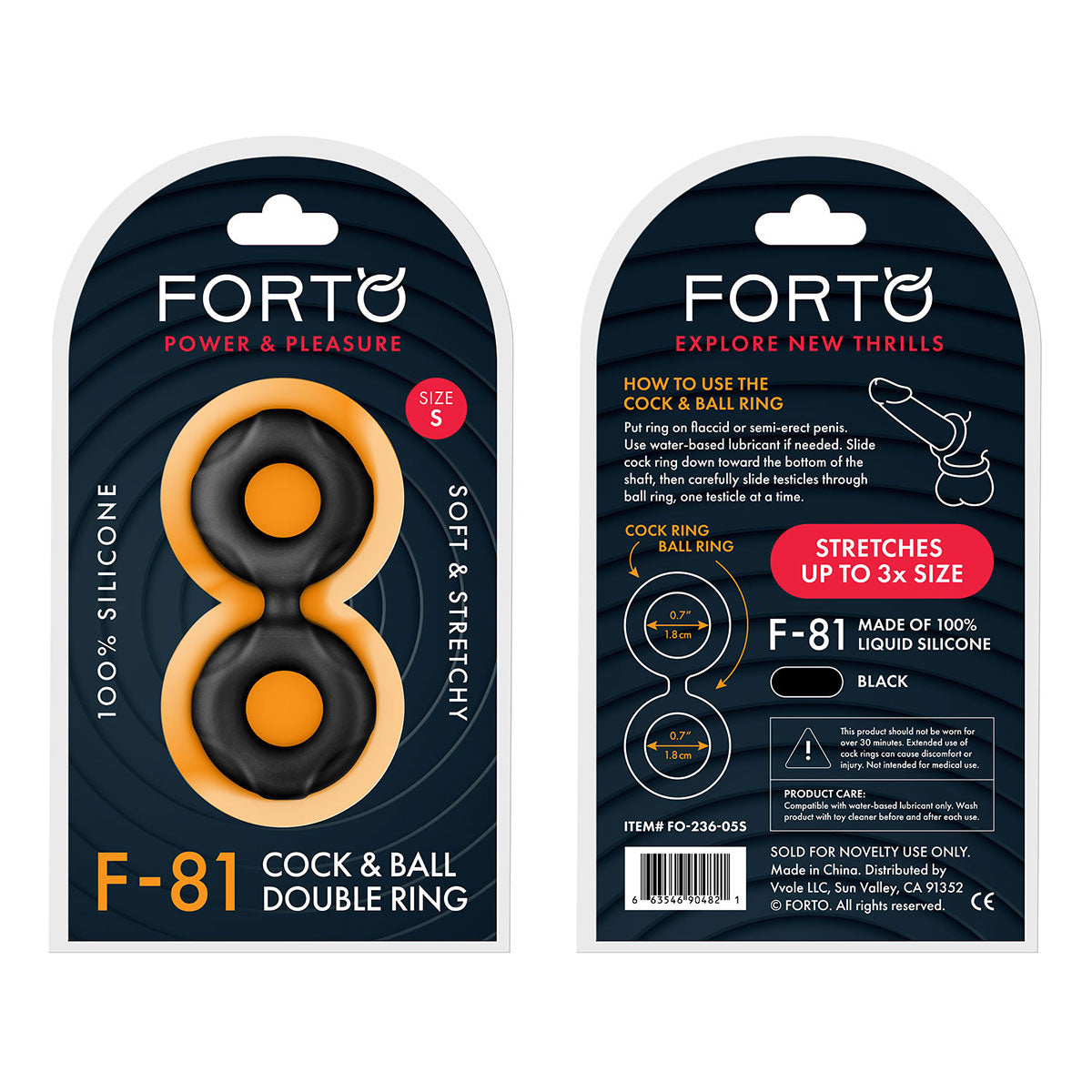 FORTO F-81 44mm Double Ring - Black