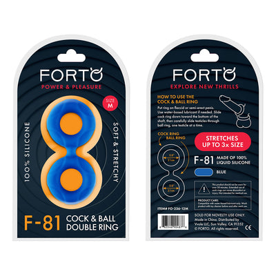FORTO F-81 47mm Double Ring - Blue