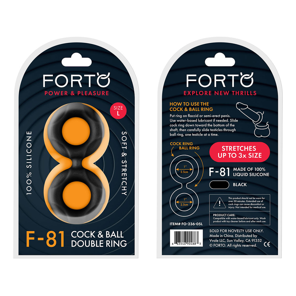 FORTO F-81 51mm Double Ring - Black