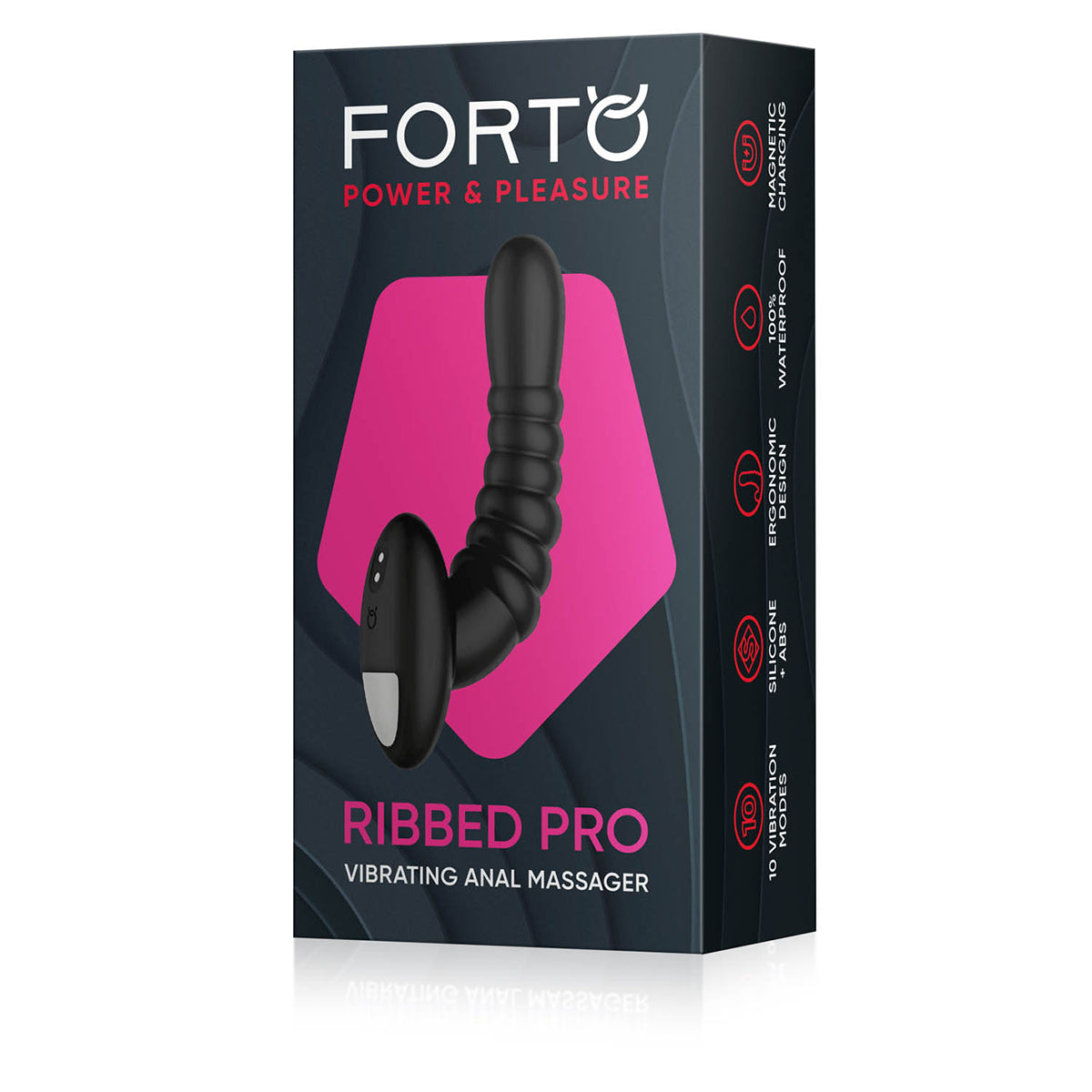 FORTO Ribbed Pro Plug - Black