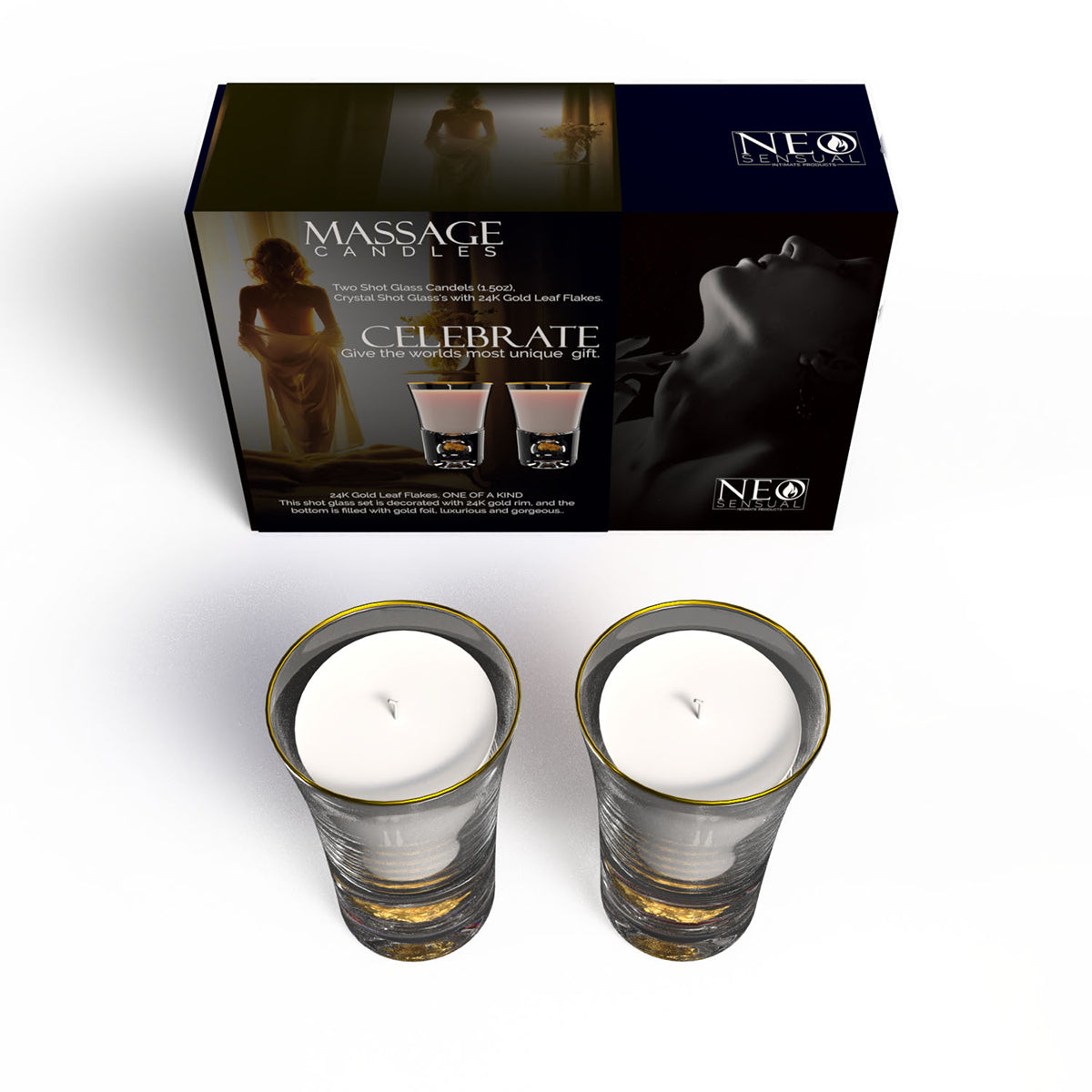 NEO Sensual Celebrate Duo Massage Candle 1.5oz