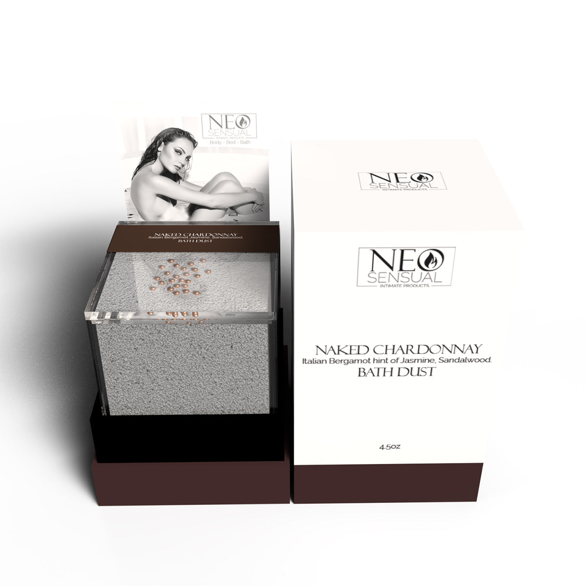 NEO Sensual Bath Dust 4.5oz - Naked Chardonnay