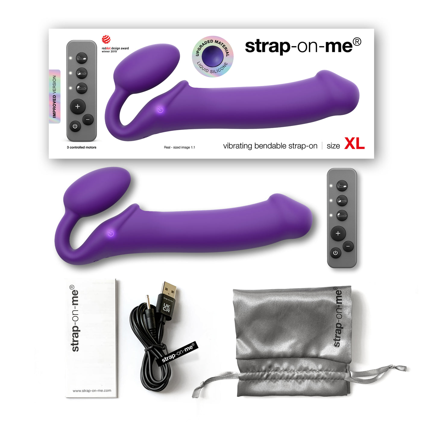 Strap-On-Me Vibe XL - Purple