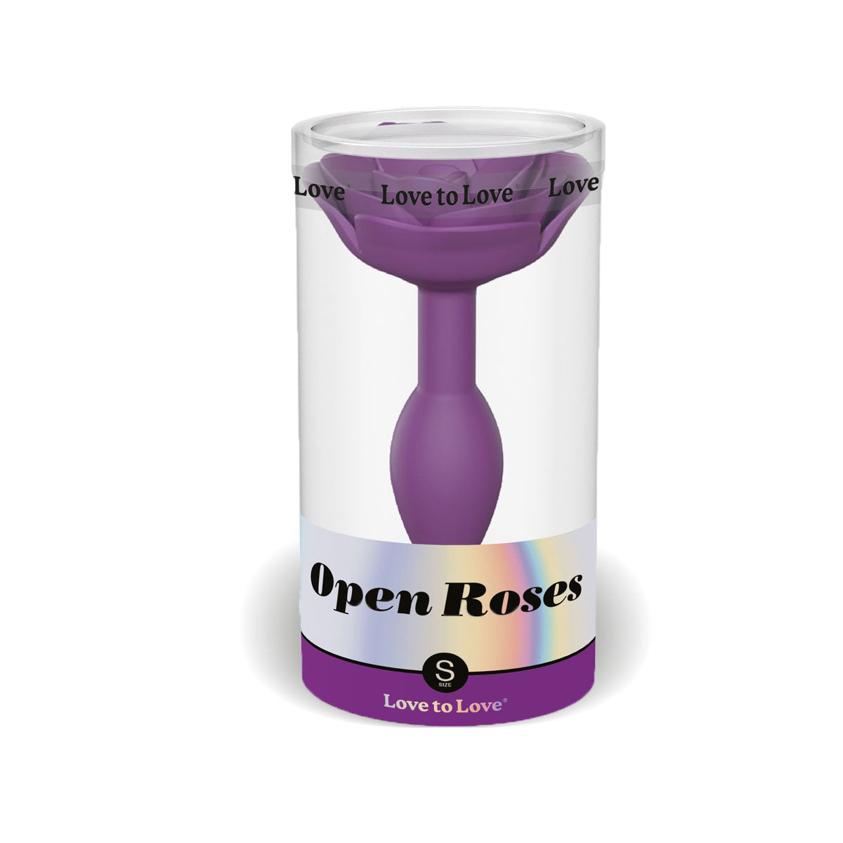 Love to Love Open Roses Plug Small - Purple Rain