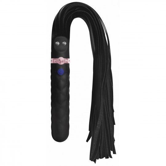 9X Vibrating Silicone Dildo Flogger XR Brands Master Series