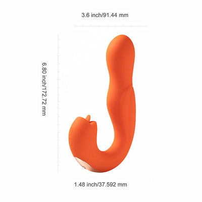 Joi Rotating Head G-Spot Vibrator - Orange