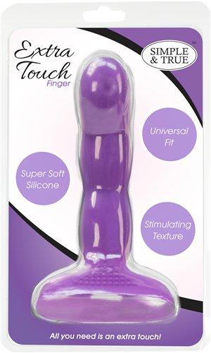 Extra Touch Finger Dong Purple sextoyclub.com