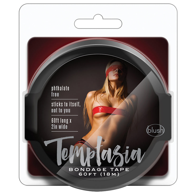 Temptasia - Bondage Tape - 60 Feet - Black Blush Novelties