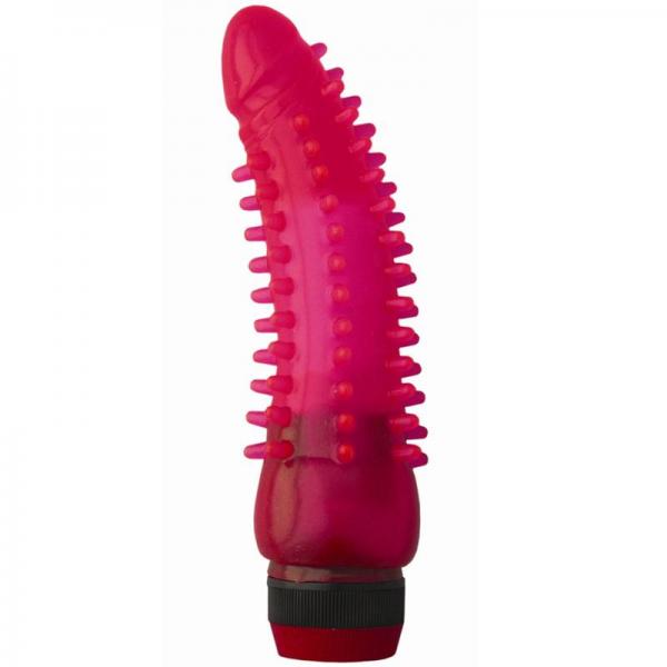 Jelly Caribbean # 7 Vibrator - Pink SexToyClub