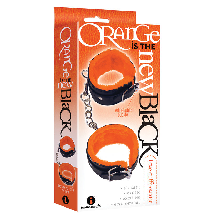 The 9's Orange Is the New Black Love Cuffs Wrist - Black Icon Brands