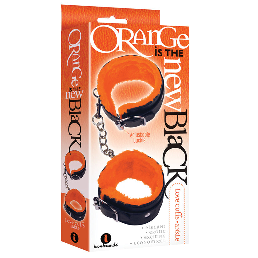 The 9's Orange Is the New Black Love Cuffs Ankle - Black Icon Brands