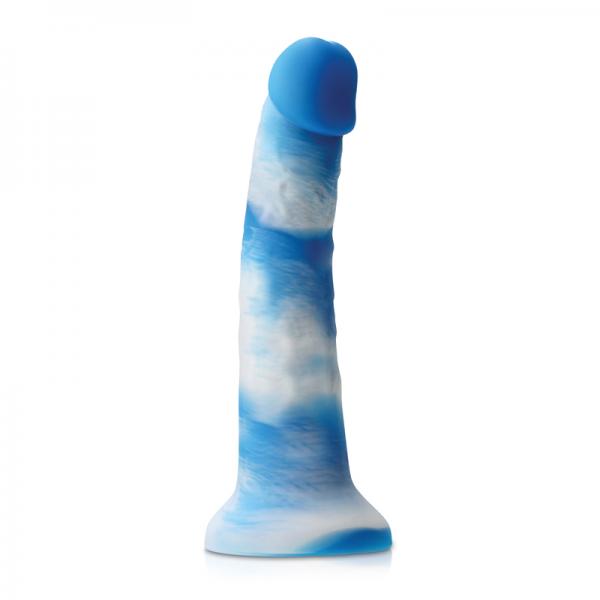 Colours Pleasures Yum Yum 8in Dildo Blue sextoyclub.com